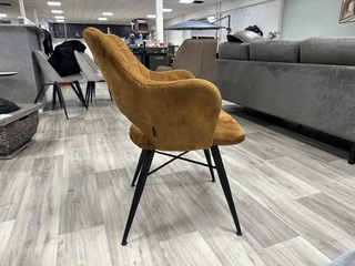 4x Eetkamerstoel Beau Okergeel